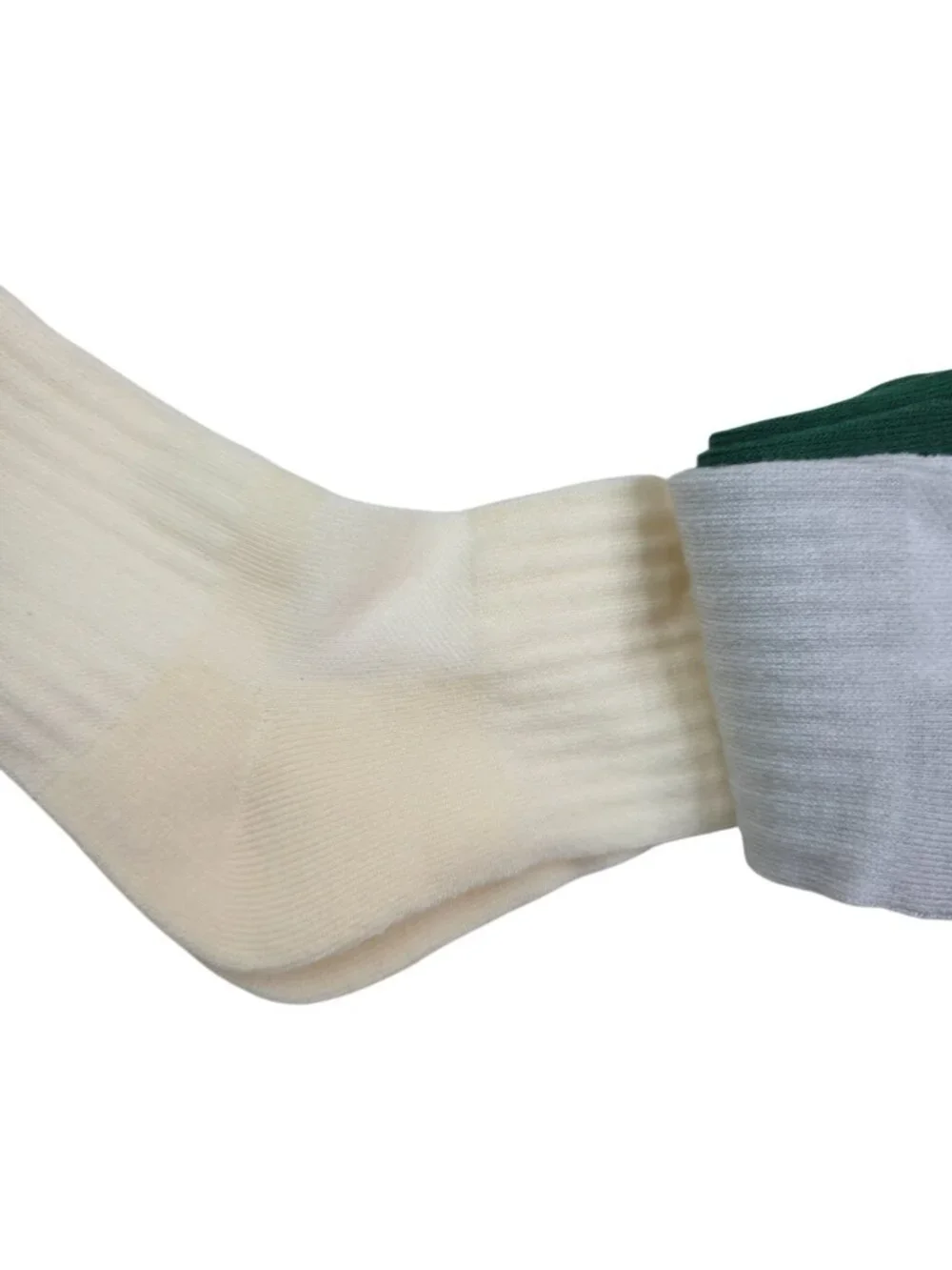Adidas Men ClimaCool High Quarter Socks 3-Pack Cushioned Arch Compression  Green